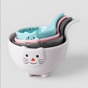Ceramic Cat Measuring Cups